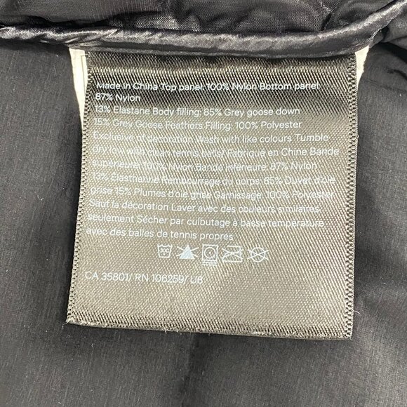 Lululemon Black Navigation Stretch Puffer Jacket | Size 10 - Picture 6 of 7